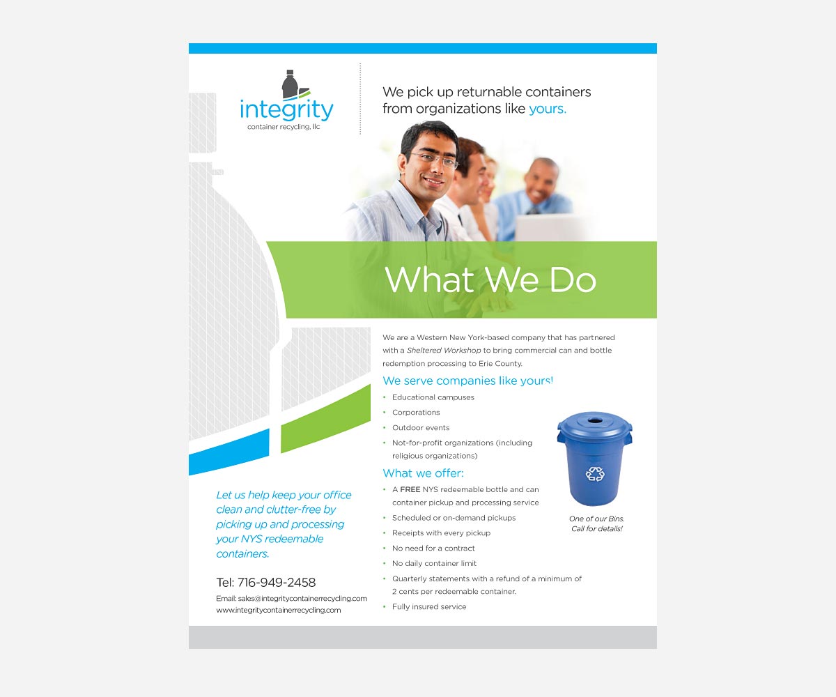 Integrity - What We Do Sell Sheet